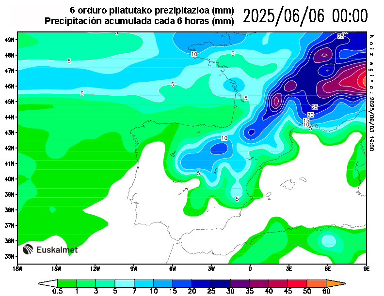 Precipitacin cada 6 horas