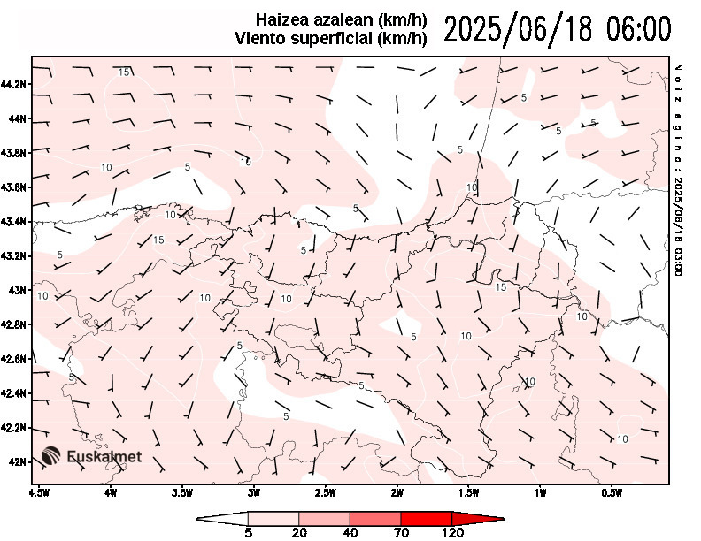 Viento en superficie 06:00