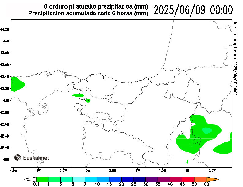 Precipitacin cada 6 horas